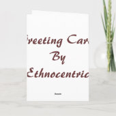 Tree of Life-Wenskaart Kaart (Achterkant)