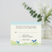 Tree of Life, Whimsical Boy RSVP Response Kaarten (Staand voorkant)