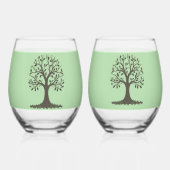 🌳 Tree of Life Wijn Glas - Drinkglas 🍹 (Achterkant)
