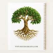 Tree of Life Zakelijk Logo Promotiemateriaal Planner (Achterkant)