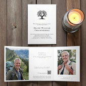 Tree Pod Natural Burial Remembrance Uitnodiging