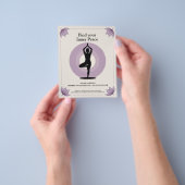 Tree Pose - Yoga Instructor Flyer (Hand)