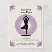 Tree Pose - Yoga Instructor Flyer (Voorkant)