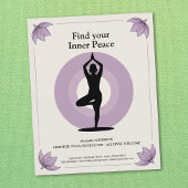 Tree Pose - Yoga Instructor Flyer