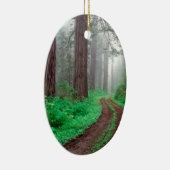 Tree Redwood California Keramisch Ornament (Rechts)