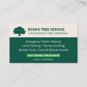 Tree Removal Service-Visitekaartje Visitekaartje (Voorkant)