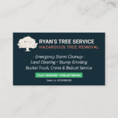 Tree Removal Service-Visitekaartje Visitekaartje (Voorkant)