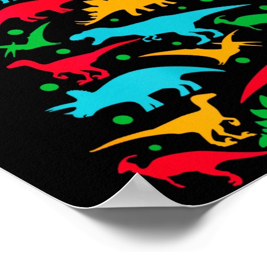 Tree Rex Dinosaur Dino Tree Christmas Tree Funny  Poster (Hoek)