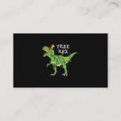 Tree Rex Dinosaurus Grappig Leuke Kerstmis Pyjama Visitekaartje (Voorkant)
