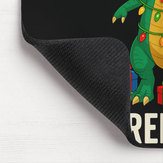 Tree Rex Funny Dinosaur Christmas  Muismat (Hoek)