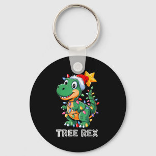 Tree Rex Funny Xmas T Rex Christmas Dinosaur Boys Sleutelhanger