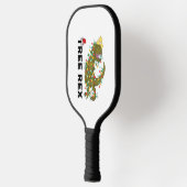 Tree Rex Kerstmis Dinosaurus T Rex 2 Pickleball Paddle (Links)