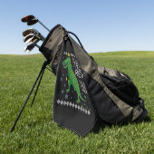 Tree Rex Lelijke Kersttrui Dino T-rex Funny O Golfhanddoek (Groen)