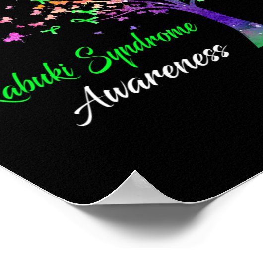 Tree Ribbon Kabuki Syndrome Awareness Poster (Hoek)