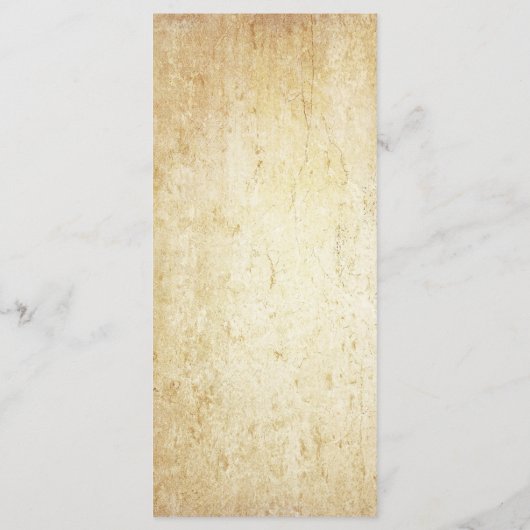 Tree Rustieke String Lights Slim Dinner Menu (Achterkant)