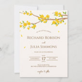 TREE Save The Date Invitation / Aquarelle Floral (Devant)
