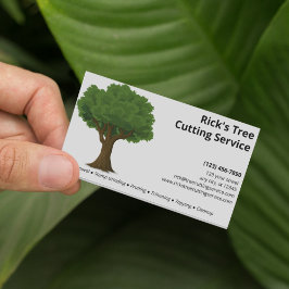 Tree Service Company Visitekaartje