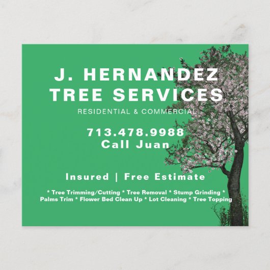 Tree Service Flyer (Voorkant)