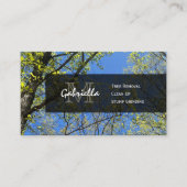 Tree Service Monogram-Visitekaartjes Visitekaartje (Voorkant)