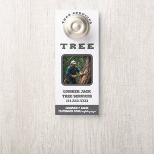 *~* Tree ServicesLumber Jack QR Deur