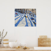Tree shadows Morzine Poster (Keuken)