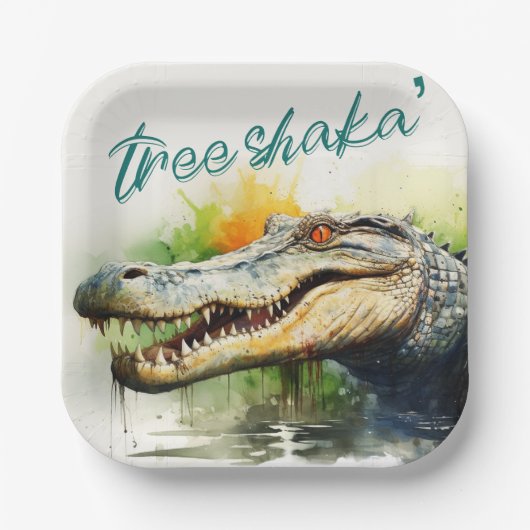 Tree Shaka' Paper Bord (Voorkant)