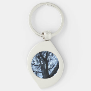 Tree Silhouette Fotograaf Sleutelhanger