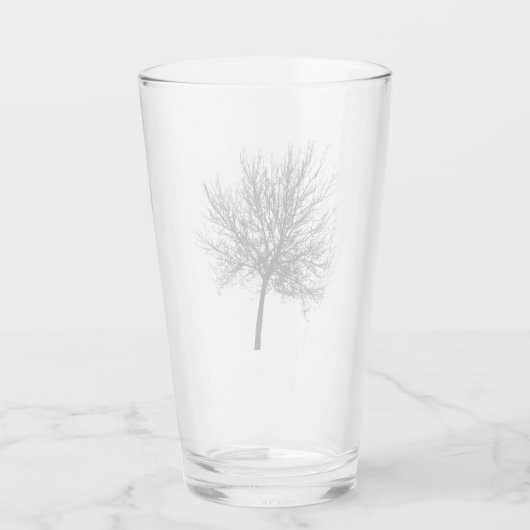 Tree Silhouette Glas (Achterkant)