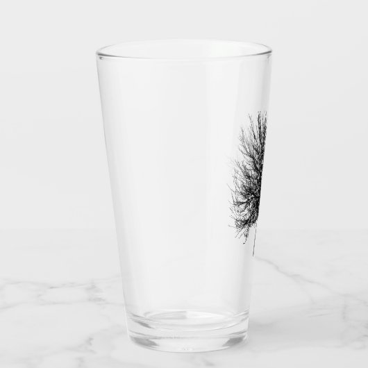 Tree Silhouette Glas (Rechts)