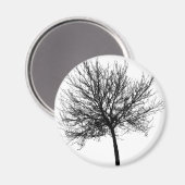 Tree Silhouette Magneet (Voorkant / Achterkant)