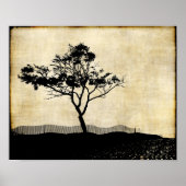 Tree Silhouette Photo Art Poster (Voorkant)