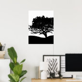 Tree Silhouette Poster (Thuiskantoor)