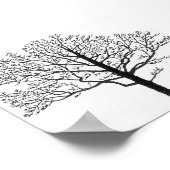 Tree Silhouette Poster (Hoek)