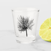Tree Silhouette Shot Glas (Voorkant)