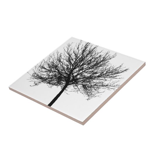 Tree Silhouette Tegeltje (Zijkant)