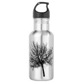 Tree Silhouette Waterfles (Voorkant)