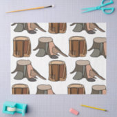 Tree Stump Tissuepapier (Craft)