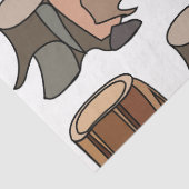 Tree Stump Tissuepapier (Detail)