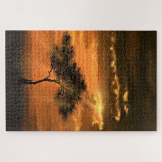 Tree Sunlight Puzzle Legpuzzel (Horizontaal)