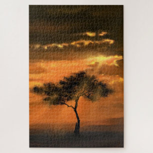 Tree Sunlight Puzzle Legpuzzel