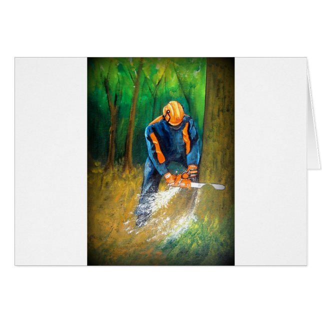 Tree Surgeon Arborist Forester (Devant horizontal)