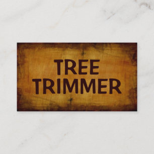 Tree Trimmer Antiek Visitekaartje