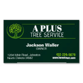 Tree Trimming Service Magnetisch Visitekaartje (Voorkant)