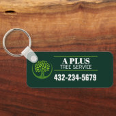 Tree Trimming Service Sleutelhanger (Achterkant)