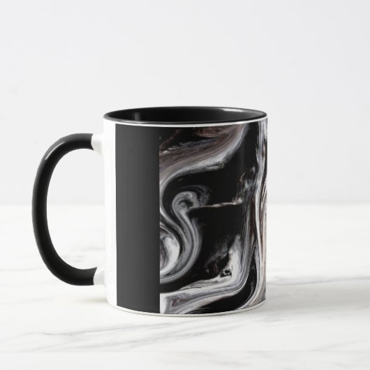 "TREE TRUNK" 11 oz. BLACK RINGER COFFEE MOK (Links)