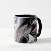 "TREE TRUNK" 11 oz. BLACK RINGER COFFEE MOK (Voorkant rechts)