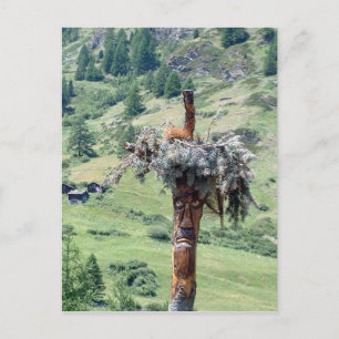Tree Trunk Sculpture - Briefkaart