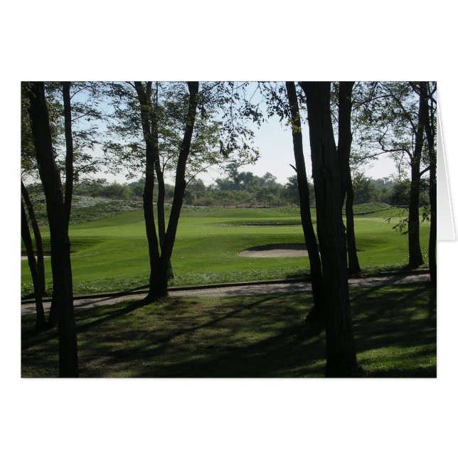 Tree Uitzicht Groene Kaart (Voorkant Horizontaal)