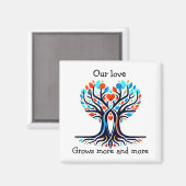 Tree Valentijns Magneet (Voorkant / Achterkant)