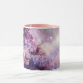 Tree Winter Wonderland Pink Purple Art Mug Cup (Centre)